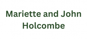 Mariette and John Holcombe